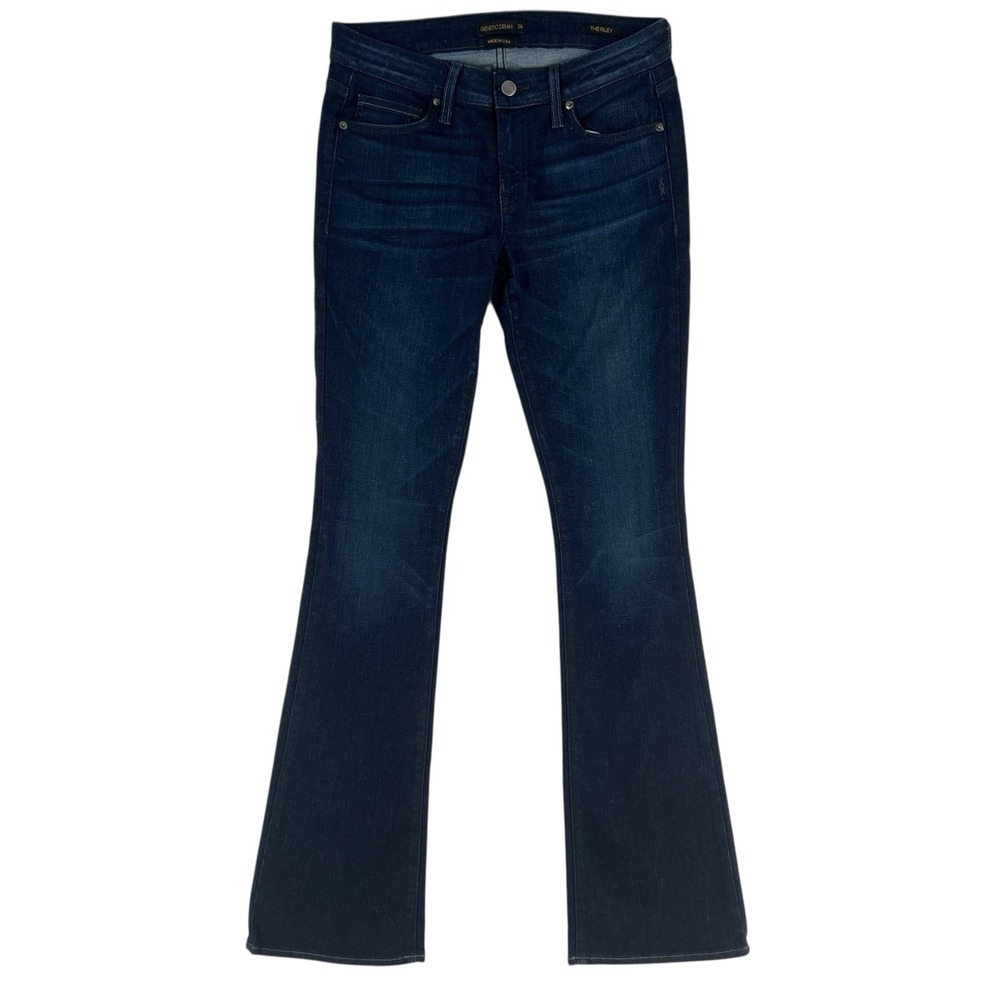 Genetic Denim Riley Bootcut Womens‎ Size 26 Stretch Dark Wash Denim Vixen